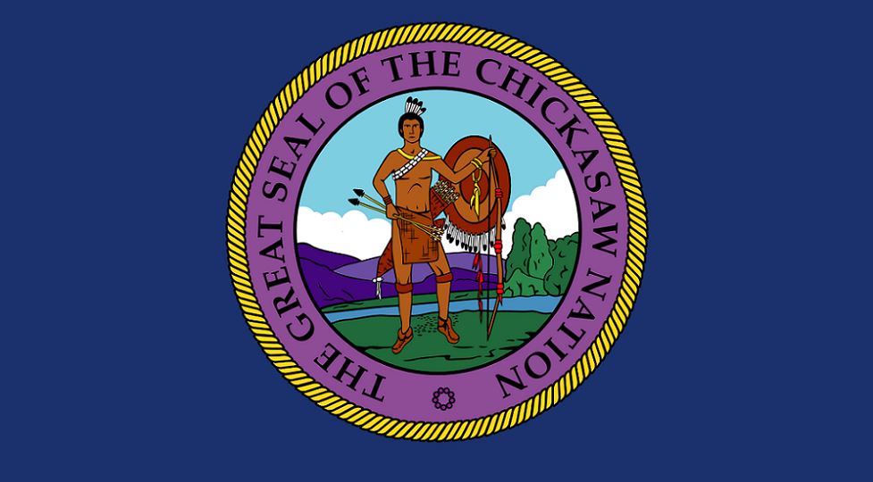 https://commons.wikimedia.org/wiki/File:Flag_of_the_Chickasaw_Nation.svg#/media/File:Flag_of_the_Chickasaw_Nation.svg