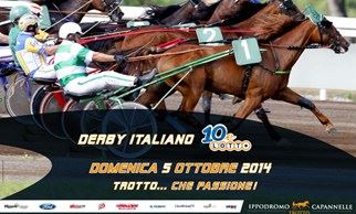 Domenica 5 ottobre il derby Trotto 10eLotto a Capannelle