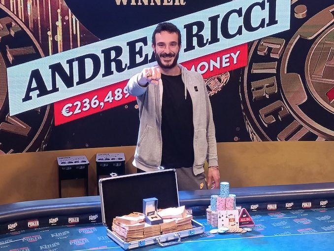 Andrea Ricci trionfa nel main Wsopc: 'Il Ring mi aspettava da due anni, ora vinco l'Ept e poi forse smetto'
