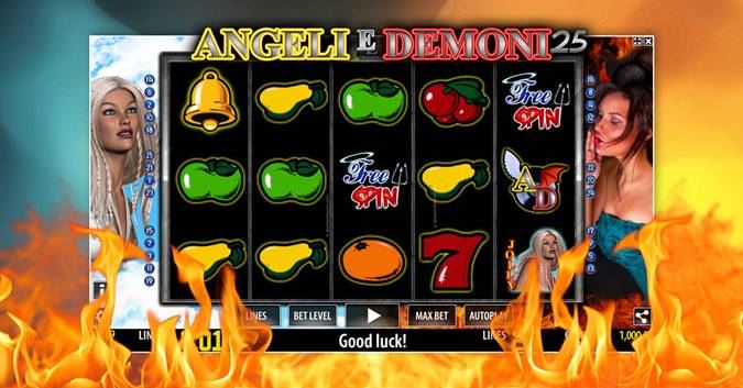 Angeli e Demoni25 HD, si gioca con la nuova slot online di World Match
