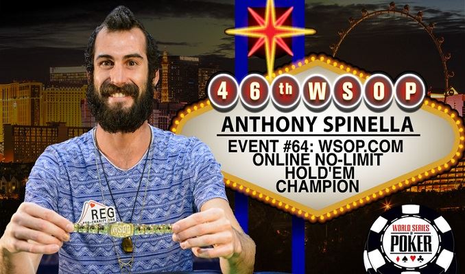Wsop, Anthony Spinella vince il primo braccialetto live/online della storia