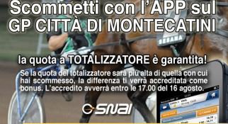 Gp Città di Montecatini: si scommette con l'App