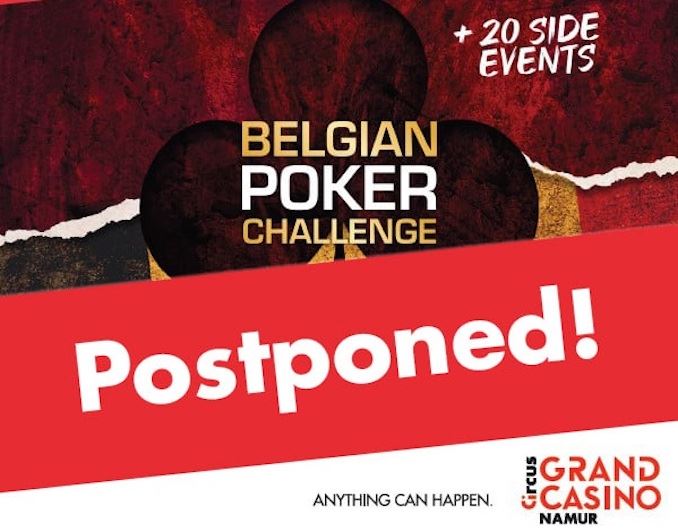 Quarta ondata Covid-19: posticipato anche il Belgian Poker Challenge