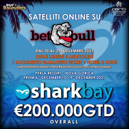 Proseguono i sat online per lo SharkBay di dicembre al Perla di Nova Gorica