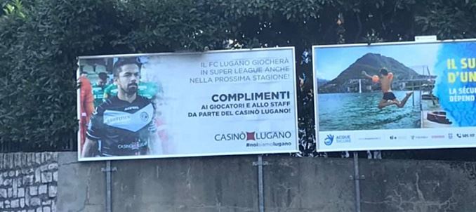 Il Lugano calcio non è salvo ma il Casinò festeggia lo stesso