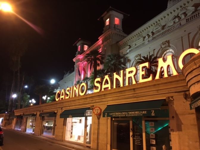 Casinò Sanremo, a marzo incassi in flessione del 3,55 percento