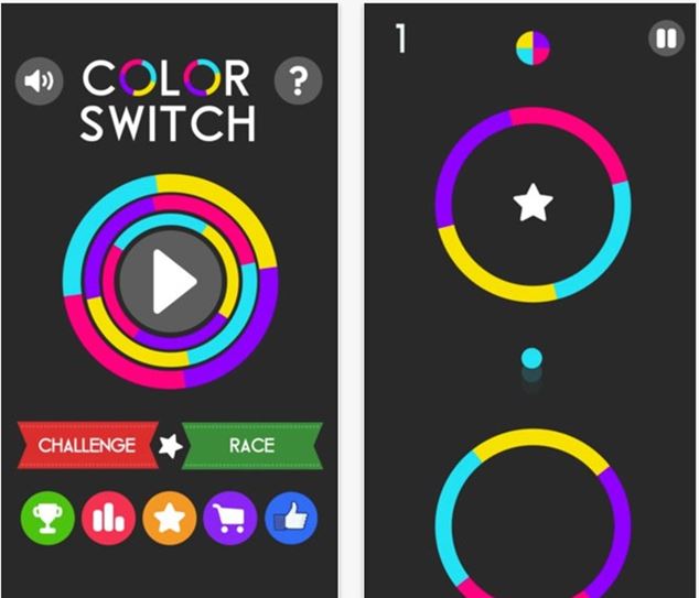 Color Switch, il gioco che sta scalando gli App Store di tutto il mondo
