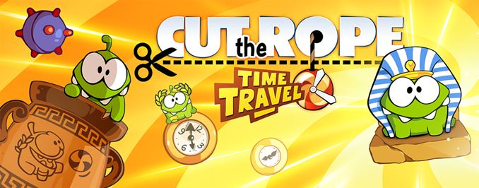 Cut of the Rope Time Travel: da Game Pix nuovo gioco in esclusiva su GiocoNewsPlayer.it