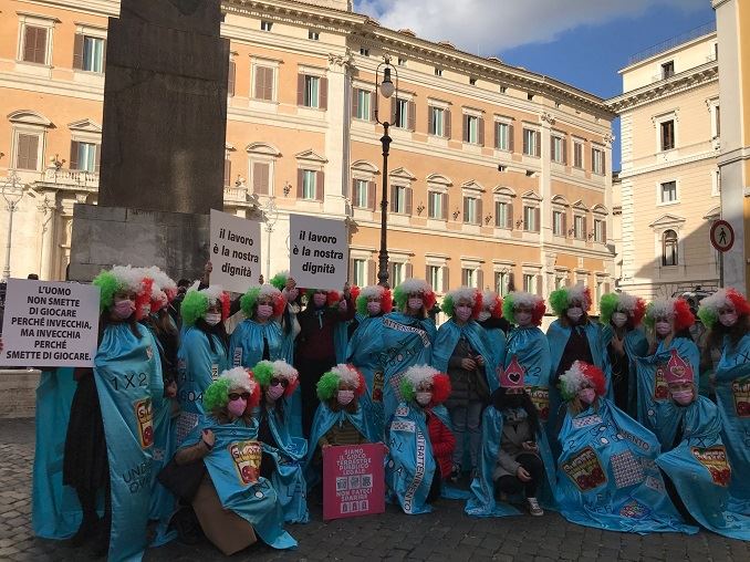 Donne del gioco, nuovo sit-in a Montecitorio il 31 marzo