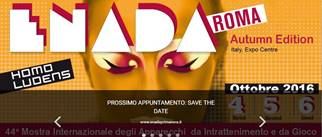 Roma, a ottobre torna capitale del gioco e dell'intrattenimento con Enada