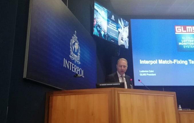 Match fixing, Glms presenta sistema di intelligence all'Interpol 