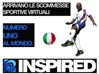 Inspired: le scommesse su eventi sportivi virtuali da oggi live anche in Italia