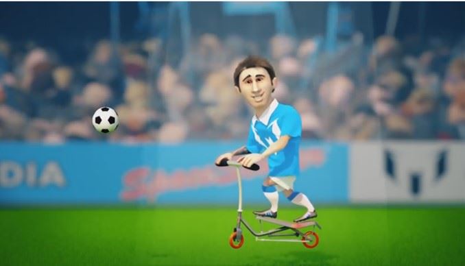 Leo Messi diventa un videogioco: non gioca a calcio ma sfida i marziani in scooter