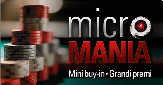 PokerStars.it da lunedì 29 settembre al via la MicroMania