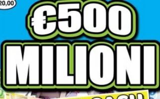 Gratta & Vinci, premi fino a7 milioni di euro con il nuovo ‘€500 Milioni Super Cash’