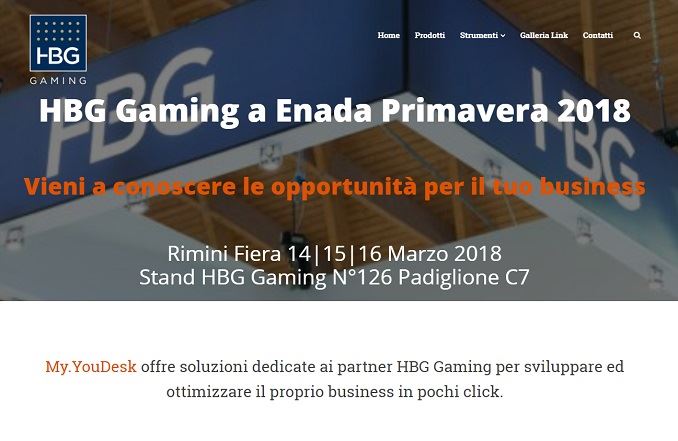 Hbg My.YouDesk, le nuove soluzioni Hbg Gaming per i business partner
