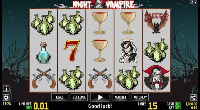 World Match: ecco la nuova versione online della slot Night Vampire HD