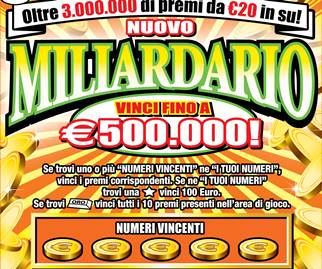 Gratta&vinci, nelle Marche vinti 5 milioni di euro con il Nuovo Maxi Miliardario