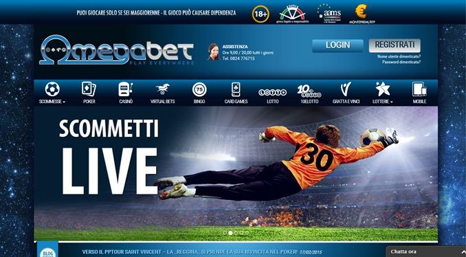 Scommesse Sportive, Omegabet apre il canale live streaming 