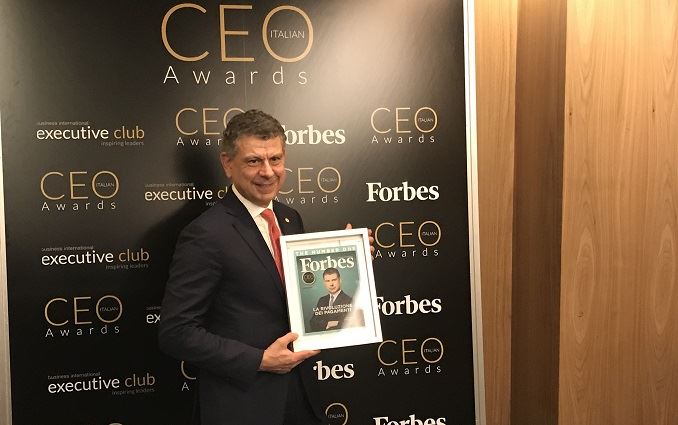 Sisal, l'Ad Emilio Petrone premiato con il Ceo Awards di Forbes