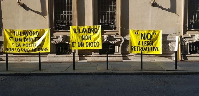 Piemonte, nuovo sit-in dei lavoratori del gioco e Consiglio: la cronaca