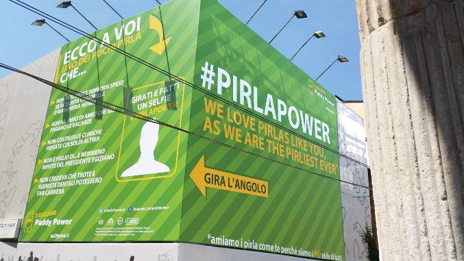 #PirlaPower 2.0, la nuova provocazione di Paddy Power contro il dorato mondo dei favoritismi