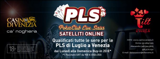 PokerClub Live Series: si torna a Venezia   dopo le prime due tappe di successo