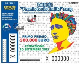 Lotteria  ‘Premio Louis Braille 2015’: ecco come si gioca il nuovo biglietto da 3 euro