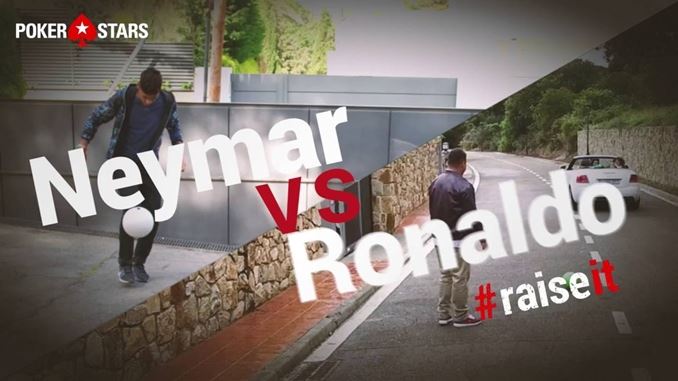 #raiseit di PokerStars, dal tavolo da poker alle sfide di abilità con Neymar JR e Ronaldo