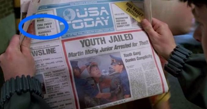 Back to the Future e la previsione dei Cubs: gli scommettitori sognano l'almanacco di Marty McFly