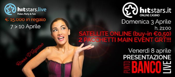 Due pacchetti online per HitStars.live con Romina D'Agostino protagonista