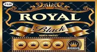 Gratta e Vinci, in vendita Royal Black: con 5 euro se ne vincono 500mila