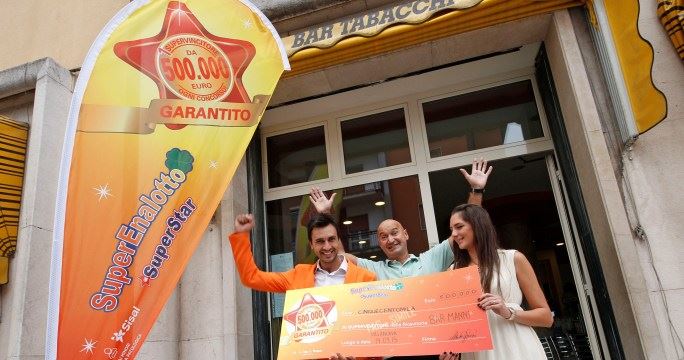 SuperEnalotto SuperStar ha festeggiato oggi la vincita da 500mila euro a Villanuova sul Clisi