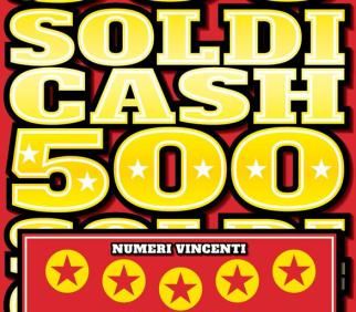 ‘Soldi Cash 500’: il nuovo gratta e vinci da 10 euro