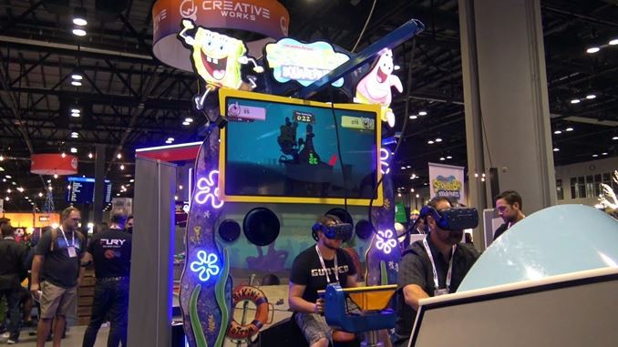 SpongeBob diventa gioco arcade in realtà virtuale