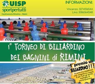 Rimini: da Uisp il primo torneo di biliardino dei bagnini