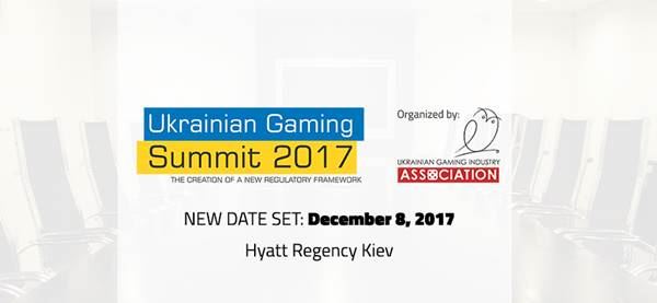 Ukrainian Gaming Summit 2017, evento posticipato all'8 dicembre