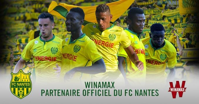 Winamax monopolizza la LIgue 1 francese: sponsorizzato anche il Nantes