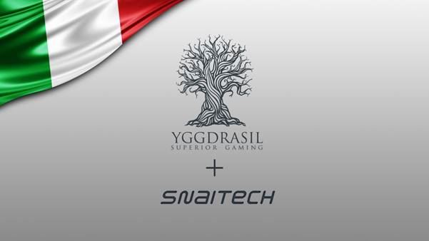 Yggdrasil sigla accordo con Snaitech per il mercato italiano