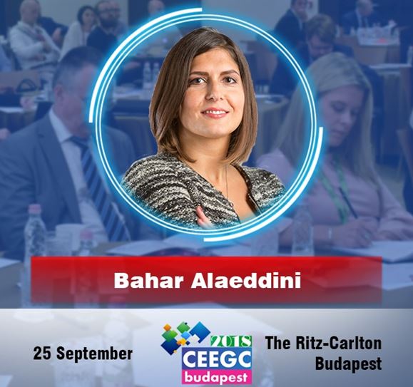 Bahar Alaeddini will join the inaugural panel at CEEGC2018