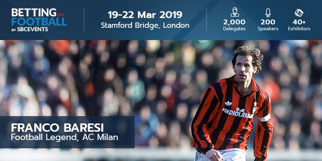 AC Milan Legend Franco Baresi to open up Betting on Football 2019