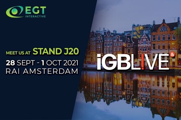 EGT Interactive will exhibit at iGB Live!