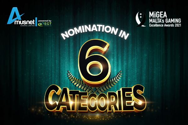 Egt Interactive e Amusnet Gaming in competition for MiGea Awards 2021
