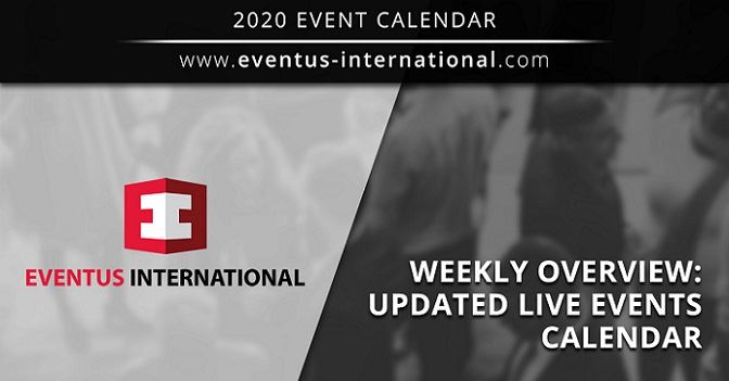 Weekly overview: updated live events calendar