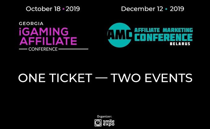 Combo Ticket to Georgia iGaming Affiliate Conference e Affiliate Marketing Conference Belarus