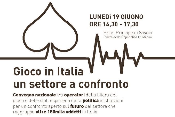 'Gioco in Italia', il programma del convegno del 19 giugno