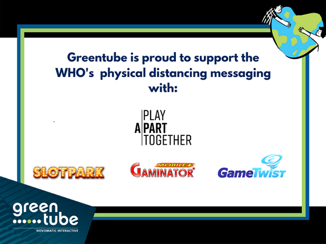 Greentube joins #PlayApartTogether campaign