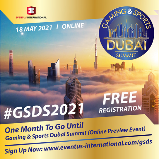 One month to go until Gaming & Sports Dubai Summit (online preview event)