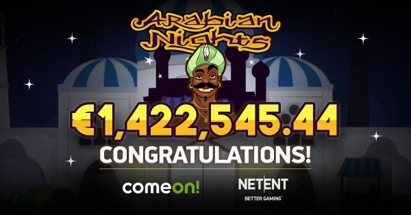 NetEnt’s Arabian Nights strikes again as lucky swede wins €1.4m jackpot