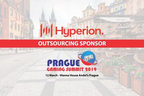Hyperion Tech announced as OUTSOURCING SPONSOR at Prague Gaming Summit 3